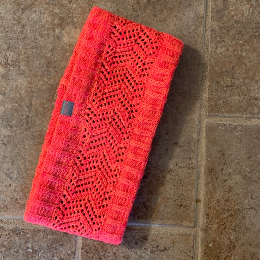SOLD Champion Winter Headband Pink Weave